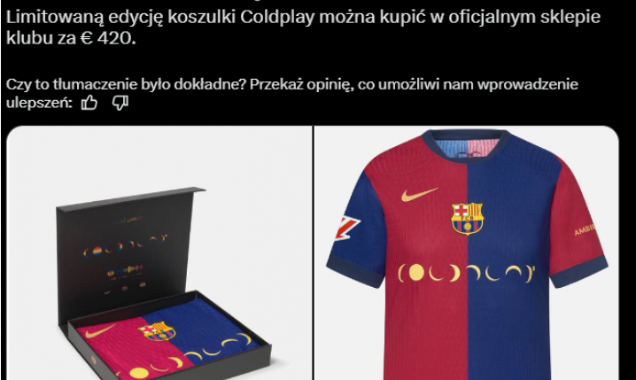 HIT! Tyle KOSZTUJE limitowana koszulka Barcy na El Clasico xD